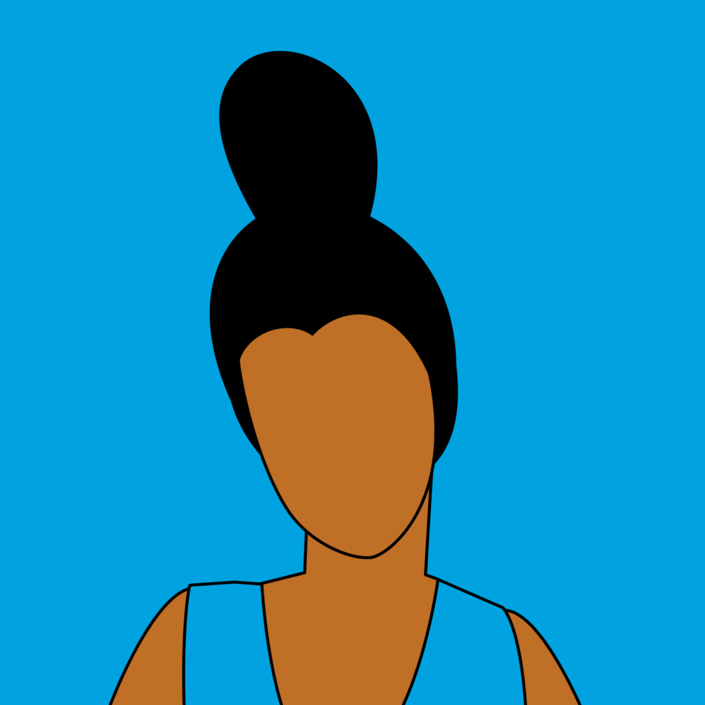 adult comic avatar with skin tone